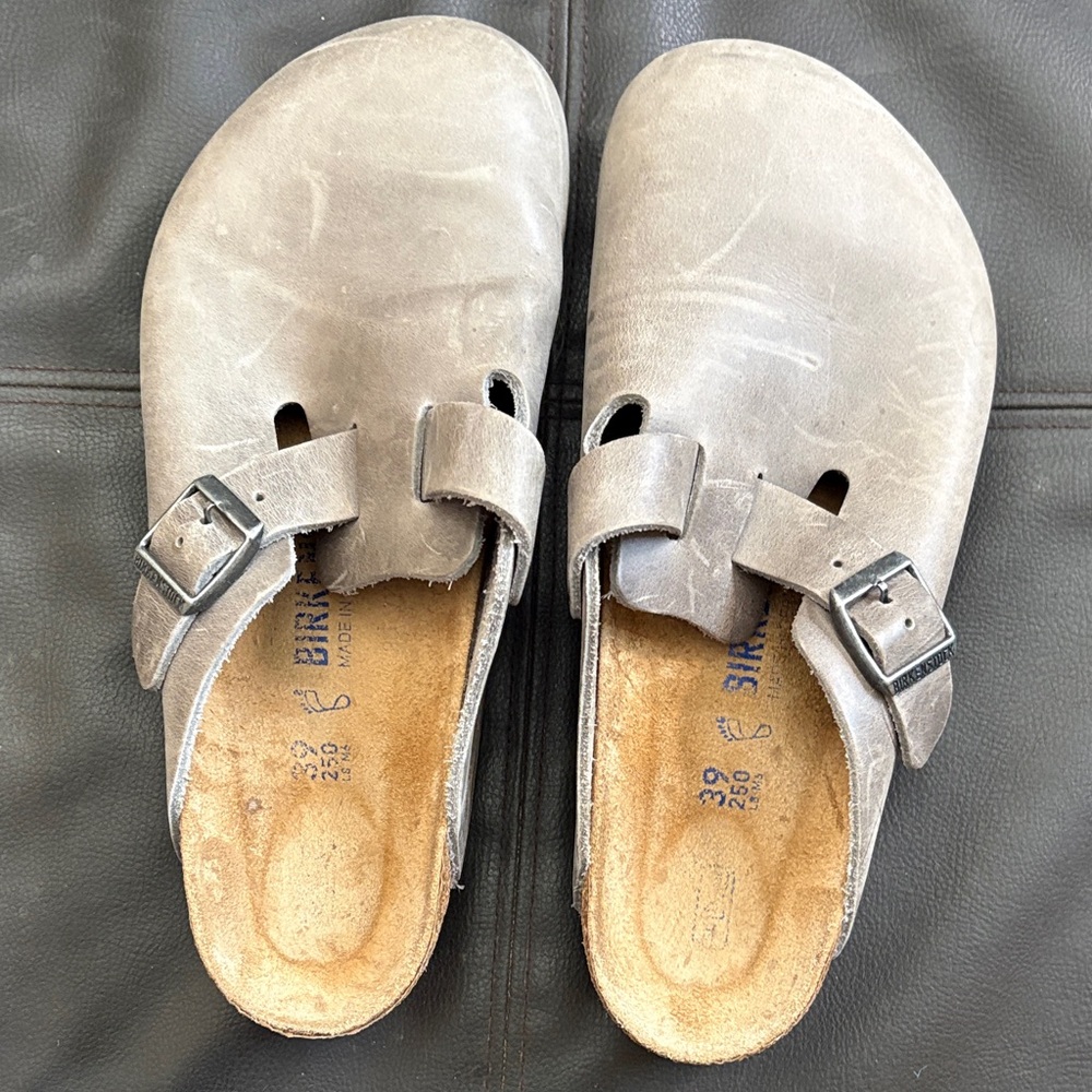 Birkenstock Iron Buckle Clogs